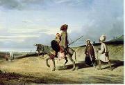 Arab or Arabic people and life. Orientalism oil paintings 121